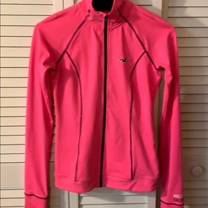 Pink Hollister Zip Up Jacket